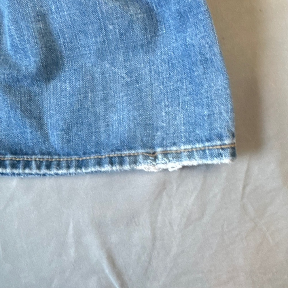 American Eagle Womens Blue Low Rise Flare Leg Denim Jeans Size 4 Regular - Picture 11 of 13